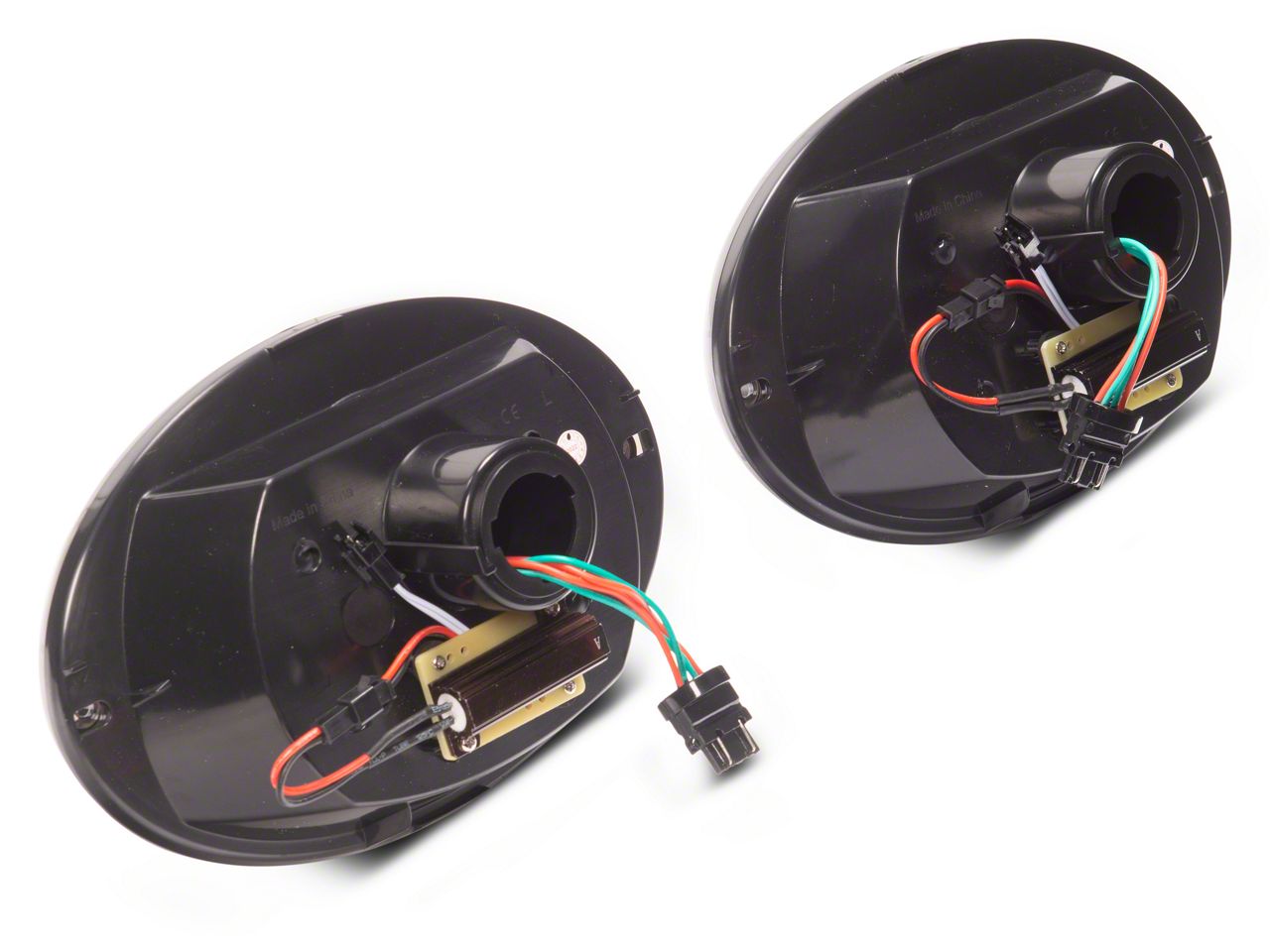 Raxiom Corvette Axial Series LED Tail Lights; Chrome Housing; Smoked