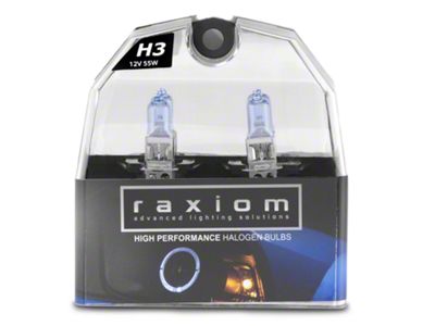 Raxiom Elite Light Bulbs; H3 (87-04 Mustang, Excluding 03-04 Cobra)