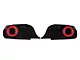 Raxiom Halo LED Tail Lights; Red (15-22 Mustang)