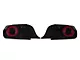 Raxiom Halo LED Tail Lights; Red (15-22 Mustang)