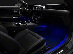 Raxiom LED Footwell Lighting Kit; Blue (15-23 Mustang)