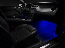 Raxiom LED Footwell Lighting Kit; Blue (05-14 Mustang)