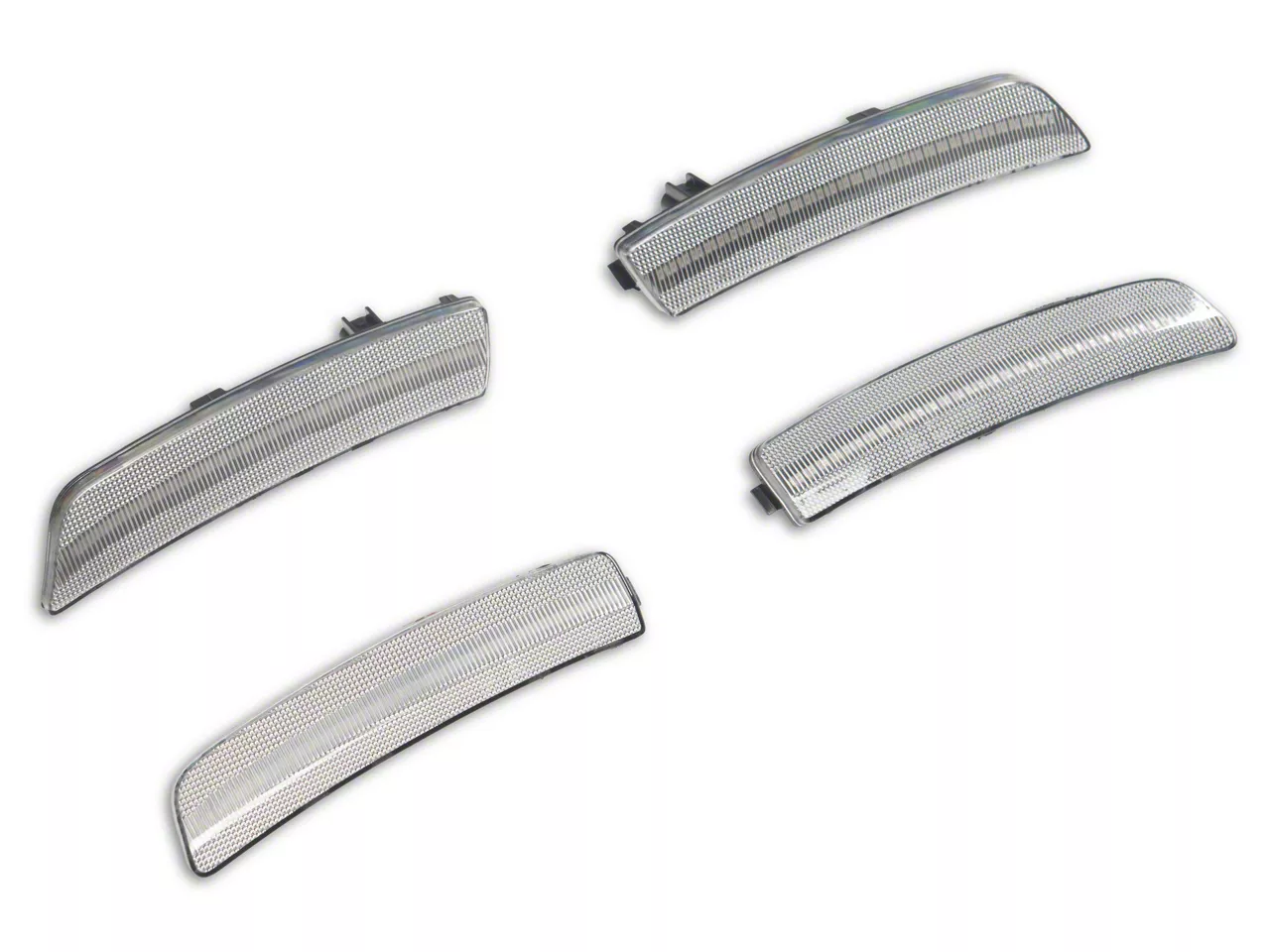 Raxiom Mach-E LED Side Marker Lights; Clear ME7117 (21-26 Mustang