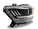 Raxiom LED Projector Headlights; Black Housing; Clear Lens (15-17 Mustang; 18-22 Mustang GT350, GT500)