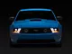 Raxiom LED Projector Headlights with DRL and Sequential Turn Signals; Black Housing; Clear Lens (10-12 Mustang w/ Factory Halogen Headlights)