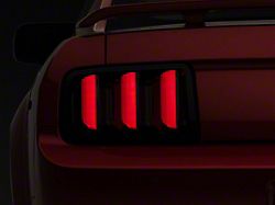 Raxiom Vector V2 LED Tail Lights; Black Housing; Smoked Lens (05-09 Mustang)