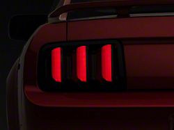 Raxiom Vector V2 LED Tail Lights; Black Housing; Smoked Lens (05-09 Mustang)