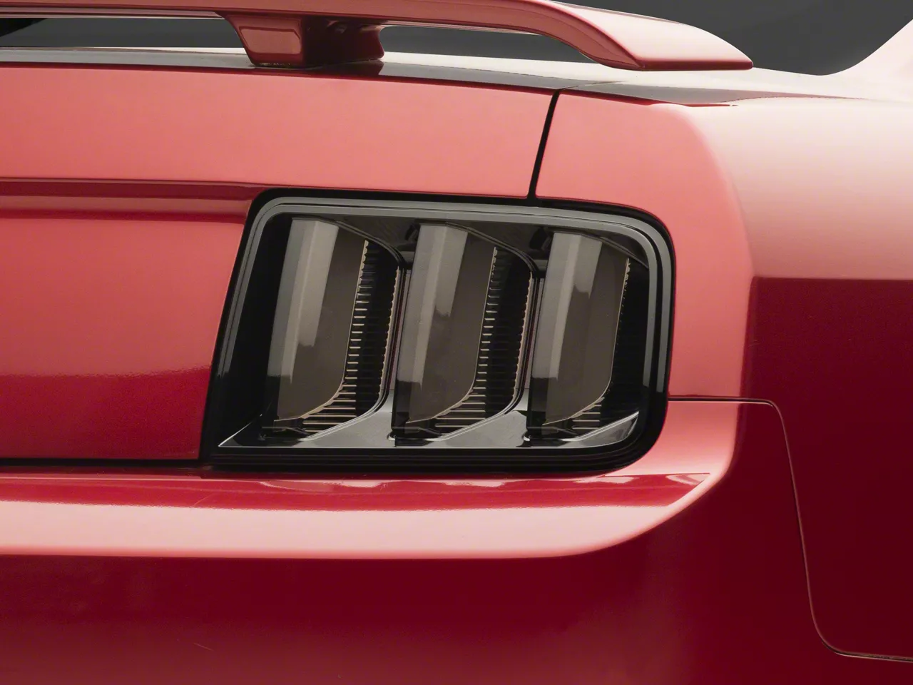 Raxiom Mustang Vector V2 LED Tail Lights; Black Housing