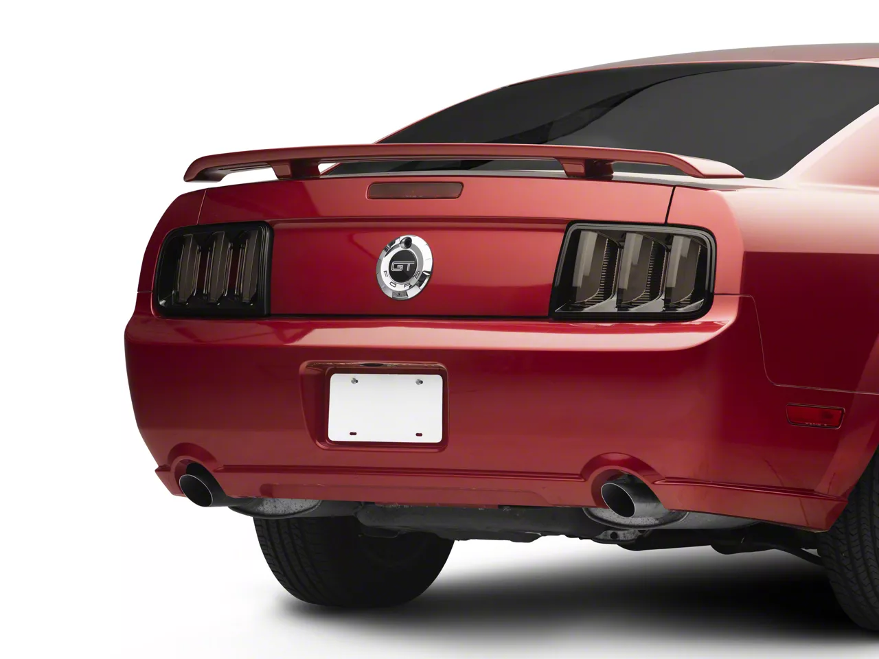 Raxiom Mustang Vector V2 LED Tail Lights; Black Housing
