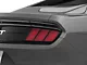 Raxiom Profile LED Tail Lights; Gloss Black Housing; Red Lens (15-23 Mustang)