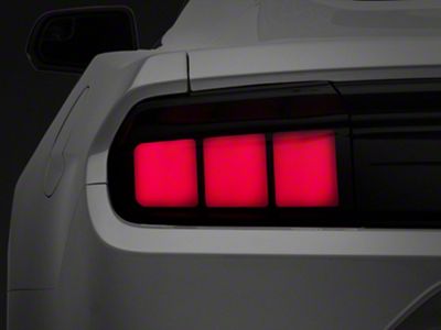 Raxiom Profile LED Tail Lights; Gloss Black Housing; Smoked Lens (15-23 Mustang)