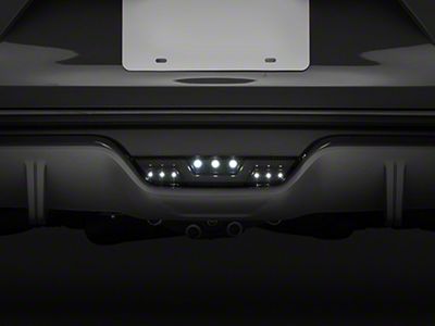 LED Reverse Light with Red Diffuser; Smoked (15-17 Mustang)