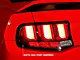 Raxiom Vector Tail Lights with White Diffusers; Smoked (10-12 Mustang)