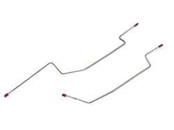 Rear Axle Hard Brake Lines; 8.8-Inch Drum (86-93 Mustang)
