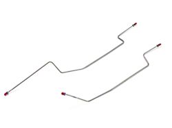 OPR Rear Axle Hard Brake Lines; 8.8-Inch Drum (86-93 Mustang)