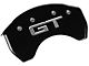 MGP Brake Caliper Covers with GT Logo; Black; Rear Only (15-23 Mustang GT)