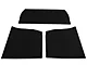 SpeedForm Rear Seat Delete; Black (15-23 Mustang Fastback)