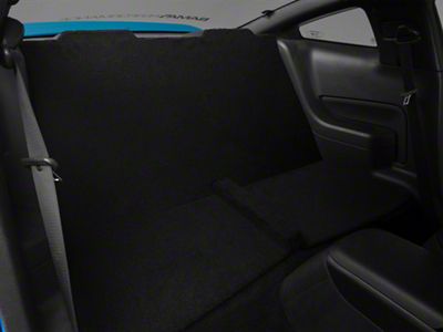 SpeedForm Rear Seat Delete; Black (05-10 Mustang Coupe)