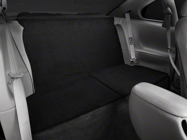 SpeedForm Rear Seat Delete; Black (94-04 Mustang Coupe)