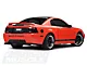 SEC10 Lower Rear Valance Accent; Brushed Black (99-04 Mustang GT, V6, Mach 1; 1999 Mustang Cobra)