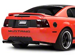 SEC10 Lower Rear Valance Accent; Matte Black (99-04 Mustang GT, V6, Mach 1; 1999 Mustang Cobra)