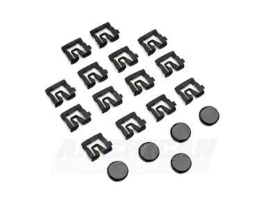 Rear Window Molding Clip Kit (79-93 Mustang Coupe)
