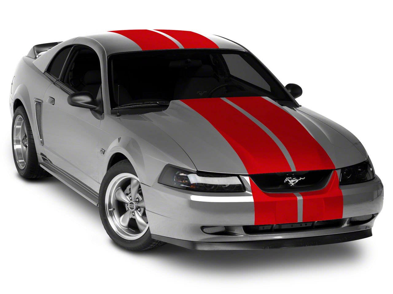 マスタング　レッド SEC10 Mustang Lemans Stripes; Red; 12-Inch 26235G94 (94-04