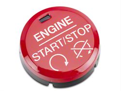 SpeedForm Modern Billet GT350/GT350R Style Red Push Start/Stop Button (15-17 Mustang)