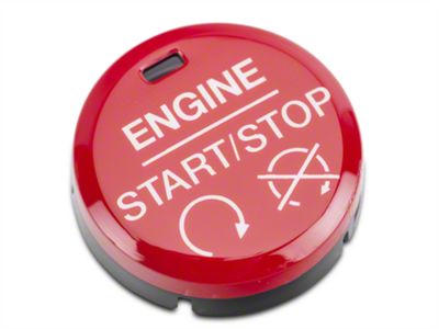 SpeedForm Modern Billet GT350/GT350R Style Red Push Start/Stop Button (15-17 Mustang)