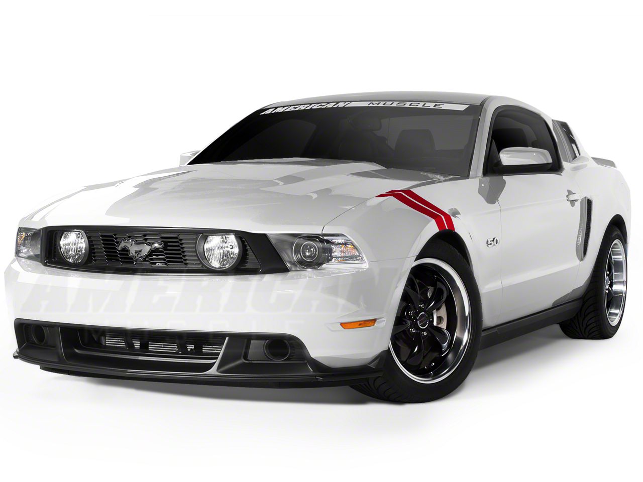 SEC10 Mustang Hash Marks; Red 26361G05 (05-14 Mustang) - Free Shipping