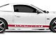 Rocker Stripes with Mustang GT Lettering; Red (94-04 Mustang)