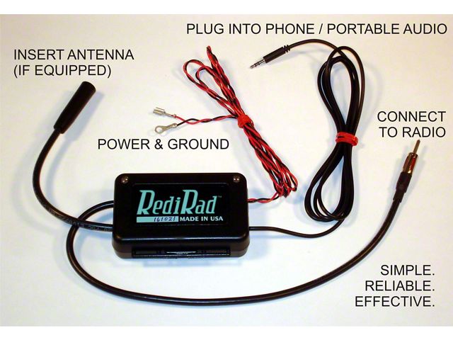 Fm Rado Adapter RediRad Camaro Universal FM Radio Adapter REDIRAD-FM - Free Shipping