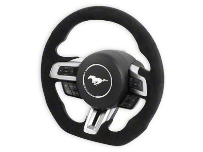 Steering Wheel; Alcantara (18-23 Mustang w/o Heated Steering Wheel)