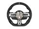 Steering Wheel; Carbon Fiber with Leather Grips (18-23 Mustang w/o Heated Steering Wheel)