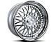 Rennen CSL-5 Silver Machined with Chrome Step Lip Wheel; 20x10 (06-10 RWD Charger)