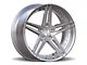 Rennen CSL-3 Silver Machined with Chrome Bolts Wheel; 19x8.5 (10-14 Mustang)
