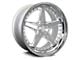 Rennen CSL-7 Silver Machined with Chrome Step Lip Wheel; 19x9.5 (17-23 AWD Challenger)