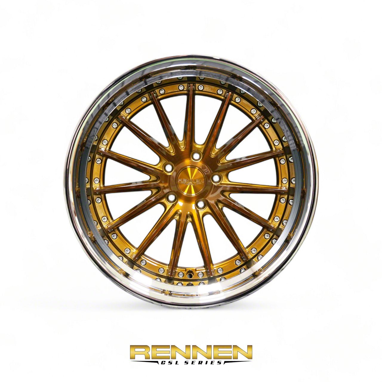 Rennen Challenger CSL-8 Tinted Bronze with Chrome Step Lip Wheel