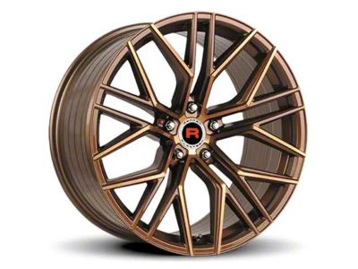 Rennen Flowtech FT12 Bronze Tint Wheel; Rear Only; 20x10.5; 25mm Offset (08-23 RWD Challenger, Excluding Widebody)