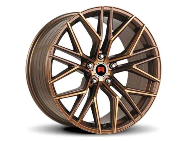 Rennen Flowtech FT12 Bronze Tint Wheel; Rear Only; 20x10.5 (08-23 RWD Challenger, Excluding Widebody)
