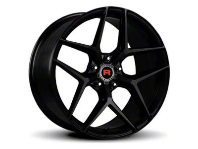 Rennen Flowtech FT13 Gloss Black Wheel; Rear Only; 20x10.5 (08-23 RWD Challenger, Excluding Widebody)