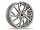 Rennen Flowtech FT28 Silver Brushed Face Wheel; 20x9 (08-23 RWD Challenger, Excluding Widebody)