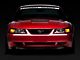Stock Replacement Headlights; Black Housing; Clear Lens (99-04 Mustang)