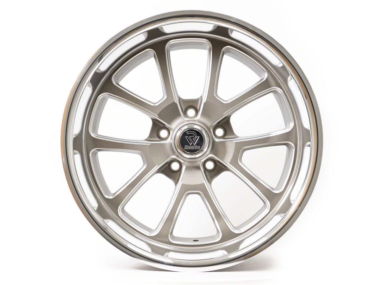 Resto Vintage Wheel Co Camaro Laguna Texture Gun Metal