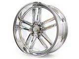 Resto Vintage Wheel Co Maverick Milled Window Chrome Plated Wheel; 20x9.5; 1mm Offset (94-98 Mustang)