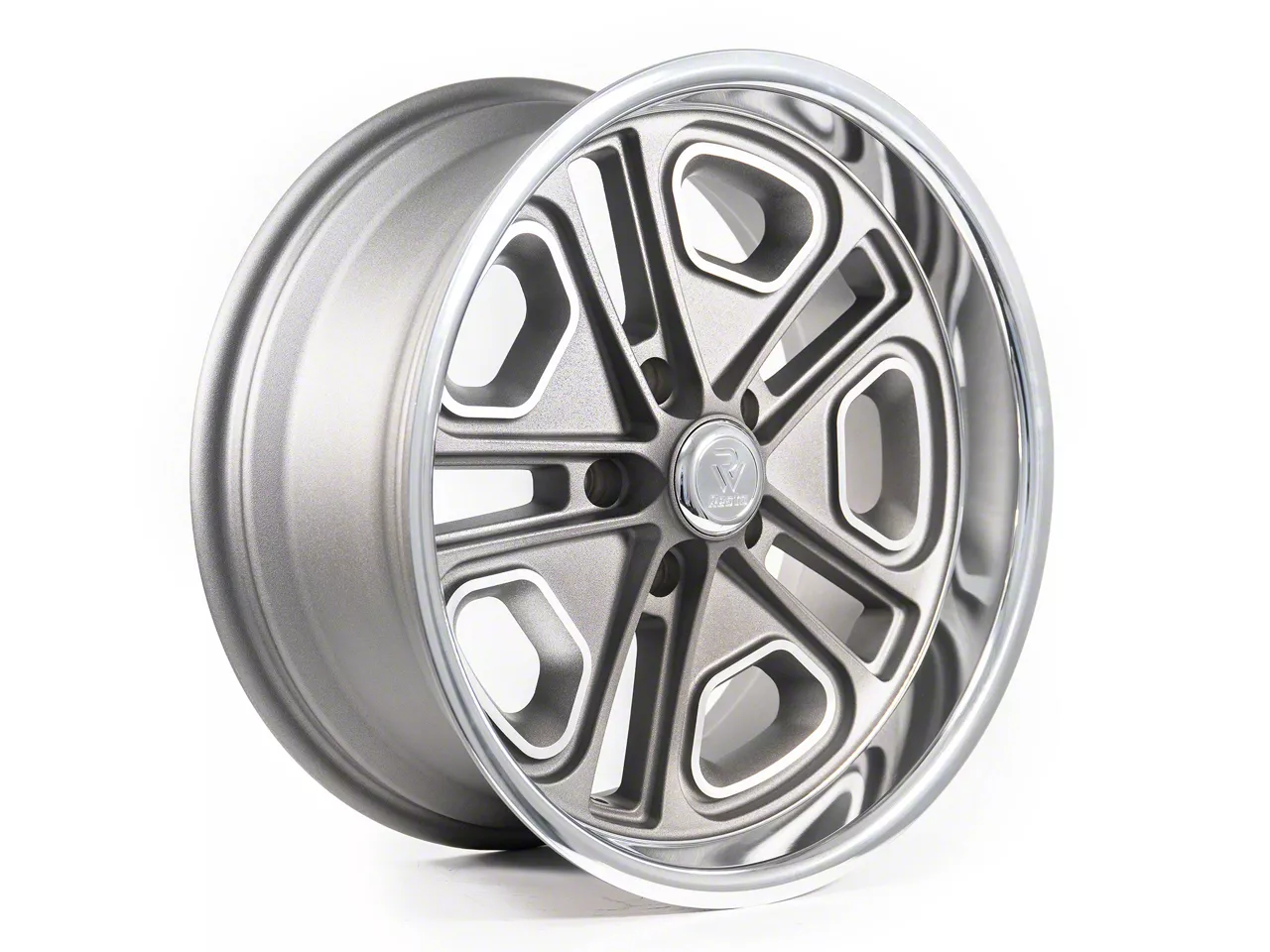 US Mag Mustang Bullet Textured Gunmetal with Milled Edges