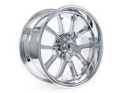 Resto Vintage Wheel Co Laguna Milled Window Chrome Plated Wheel; 18x8; 1mm Offset (24-25 Mustang)