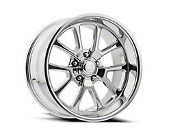 Resto Vintage Wheel Co Laguna Milled Window Chrome Plated Wheel; 18x7; 0mm Offset (93-02 Camaro)