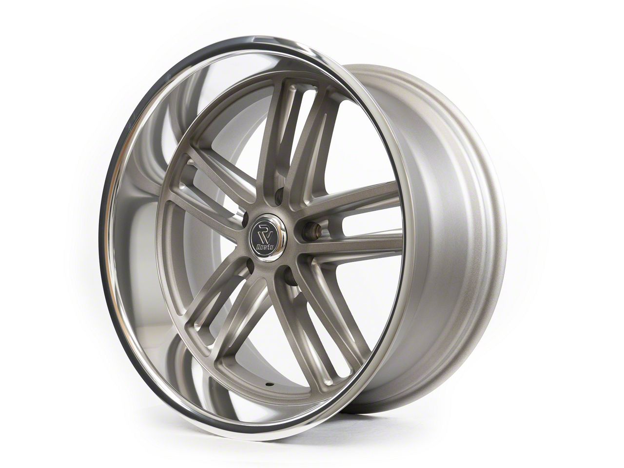 Resto Vintage Wheel Co Mustang Maverick Texture Gun Metal