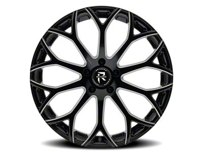 Revenge Luxury Wheels RL-105 Black Milled Windows Wheel; 20x9; 20mm Offset (06-10 RWD Charger)